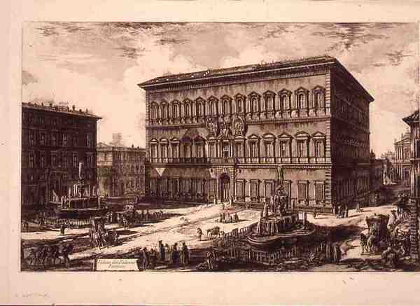 Veduta del Palazzo Farnese